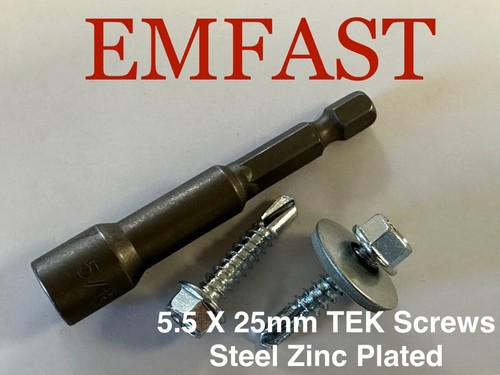 25mm self drilling tek - 5.5,