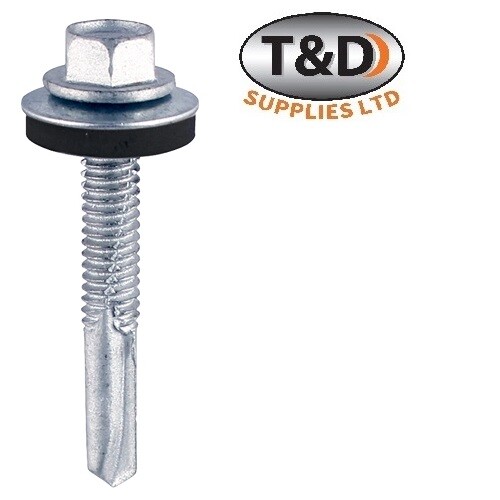 Hex head tek roofing screws - head,