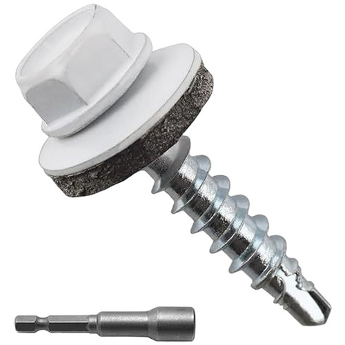Roofing screws 1 white - 10, x