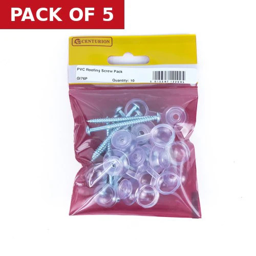 Pvc roofing screw pack - pvc,