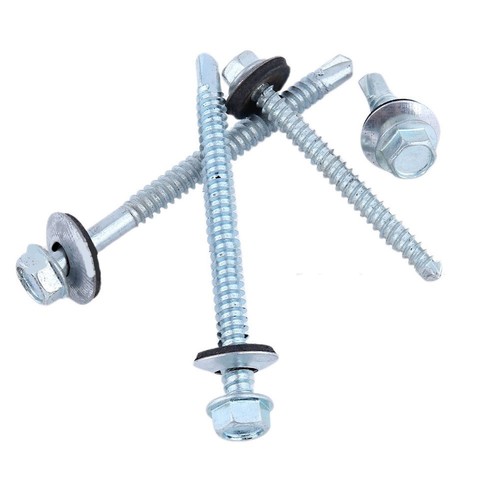 Screws for corrugated roofs - for,